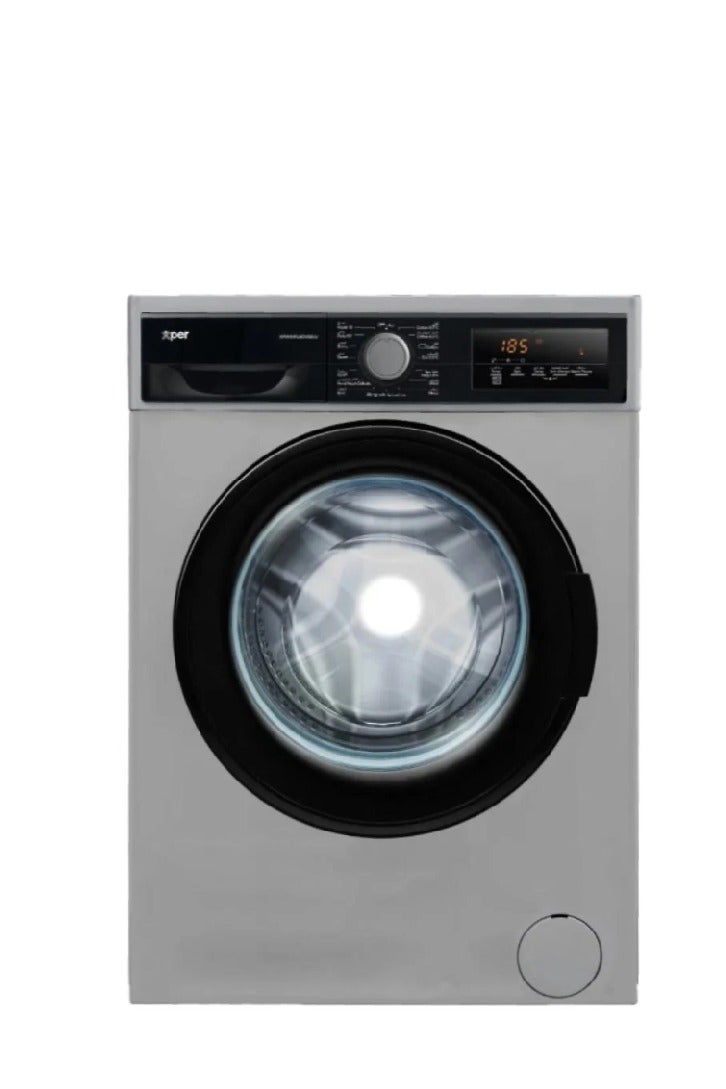 XPER Automatic washing machine - 12 kg - Front loading - Silver - XPWMFL120V - Image 1