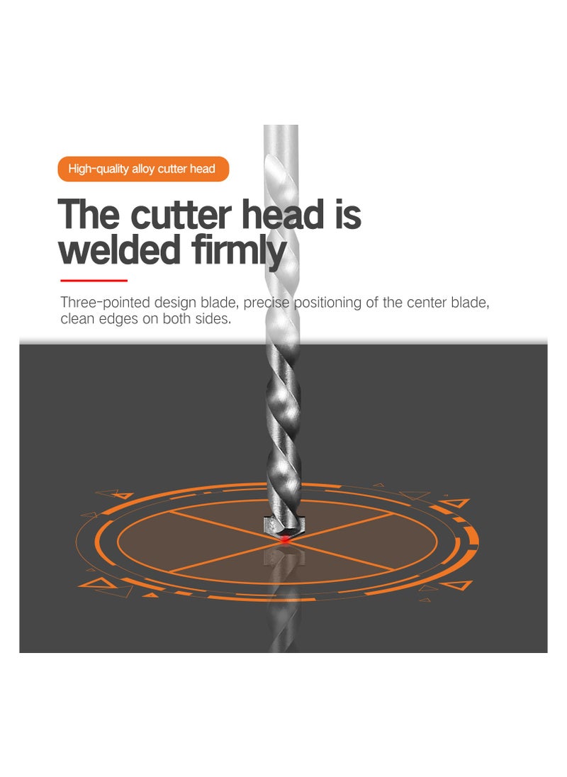 KSEIBI - Concrete Drill Bits, Rotary Hammer Bits, Precision Drilling, Construction Tools, Carbon Steel with TCT Head, Designed to Bore into Hard Materials Like Concrete, Brick, And Stone, Create Holes. - Image 1