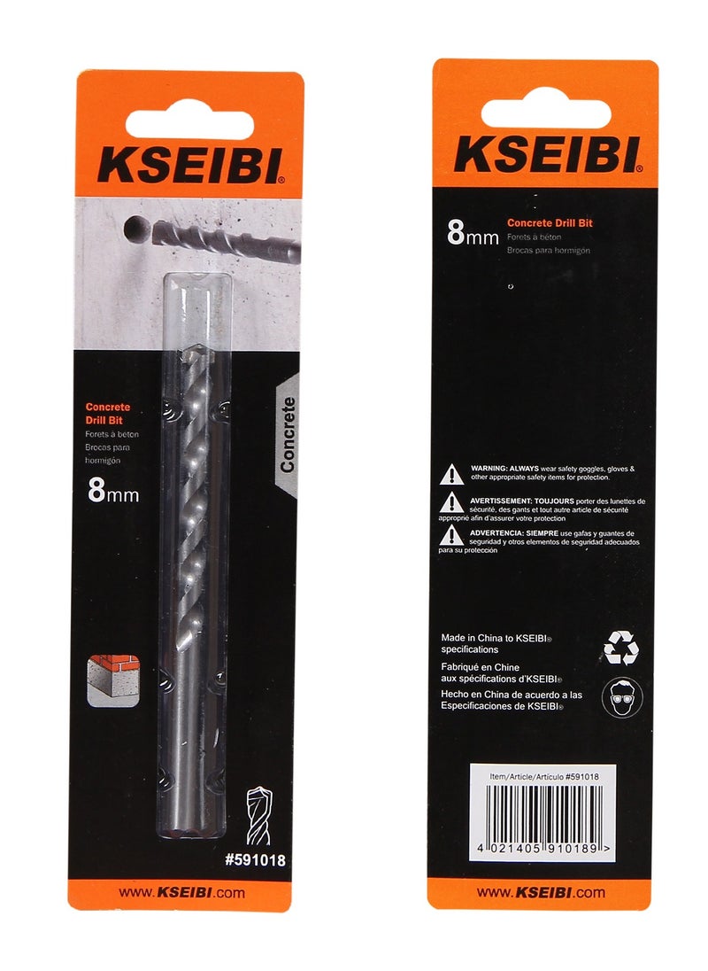 KSEIBI - Concrete Drill Bits, Rotary Hammer Bits, Precision Drilling, Construction Tools, Carbon Steel with TCT Head, Designed to Bore into Hard Materials Like Concrete, Brick, And Stone, Create Holes. - Image 1