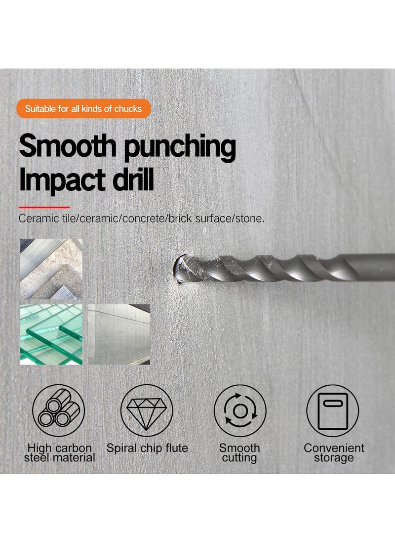 KSEIBI - Concrete Drill Bits, Rotary Hammer Bits, Precision Drilling, Construction Tools, Carbon Steel with TCT Head, Designed to Bore into Hard Materials Like Concrete, Brick, And Stone, Create Holes. - Image 1