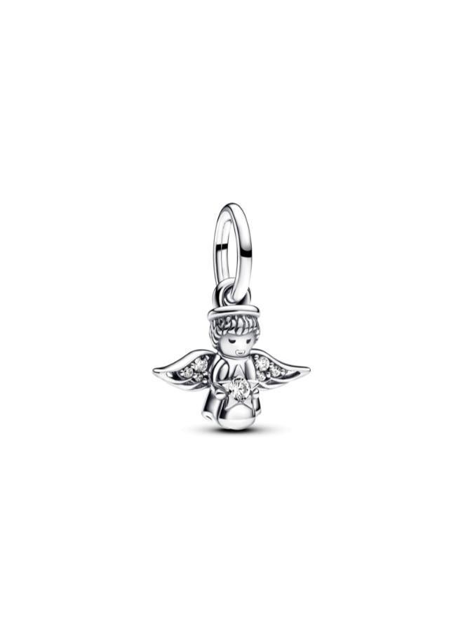 PANDORA Sparkling Angel Dangle Charm - Image 1