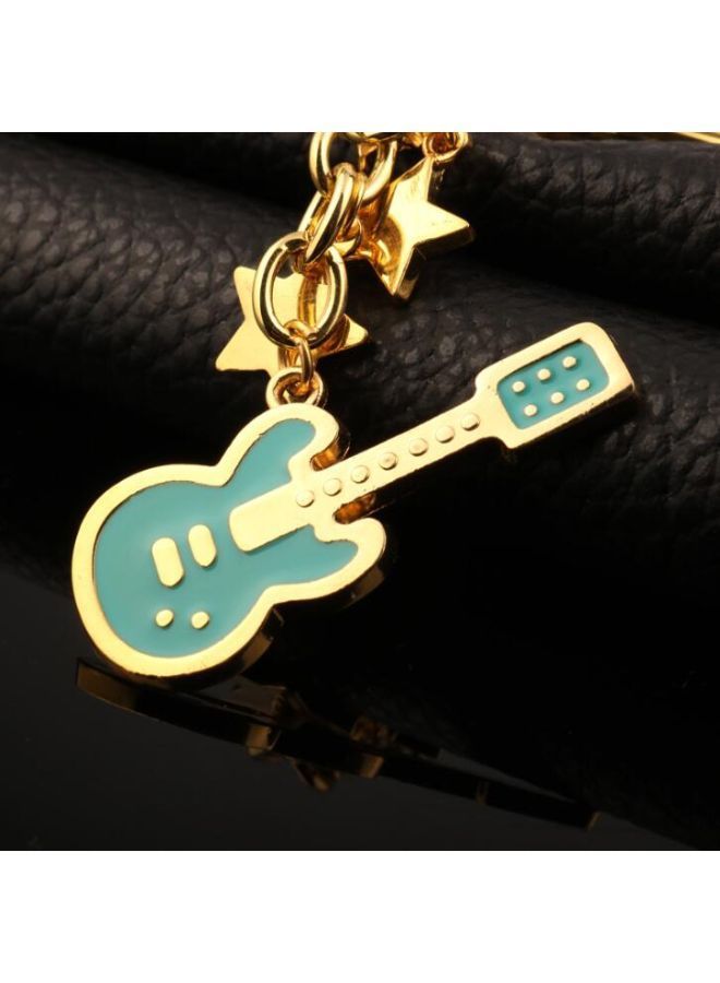 NIBEMINENT Supersonic Guitar Instrument Pentagram Keychain - Image 2