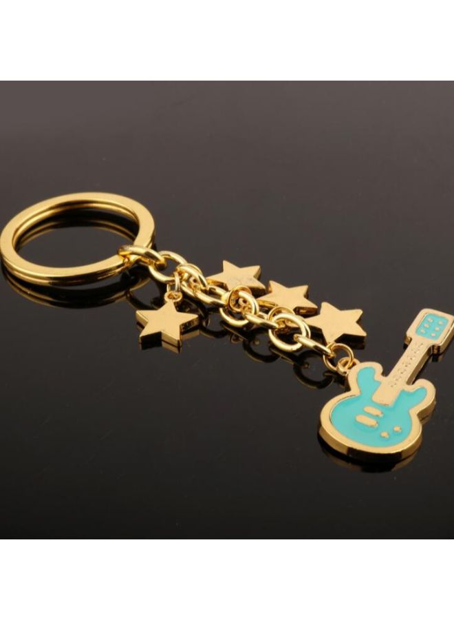 NIBEMINENT Supersonic Guitar Instrument Pentagram Keychain - Image 3