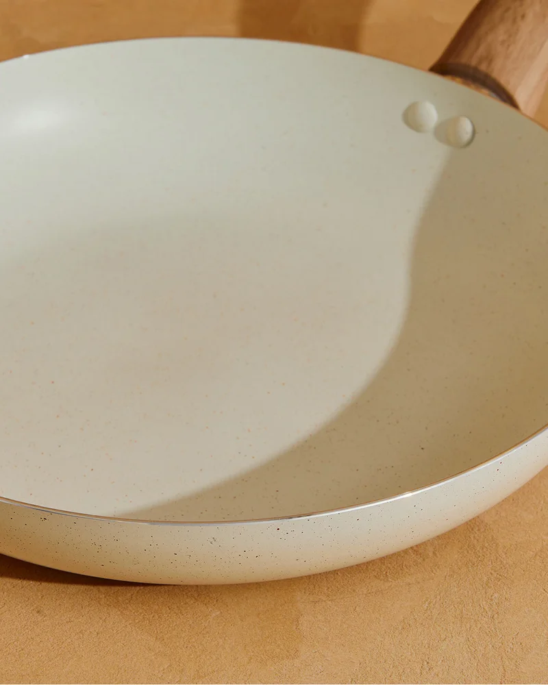 REDTAG Beige Aluminum Non Stick Fry Pan (28Cm)