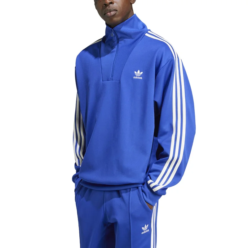 Adidas funnelneck TT Blue Originals Men TRACK TOPS