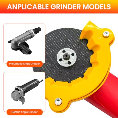 Serplex® Multi Drill Bits Sharpener Attachment Tool for Electric Disc Cutter Electric Angle Grinder Attachment for Sharpening Drill Bits Universal Drill Bits Sharpening Tool for 4-12mm Dia Drill Bits - Image 3