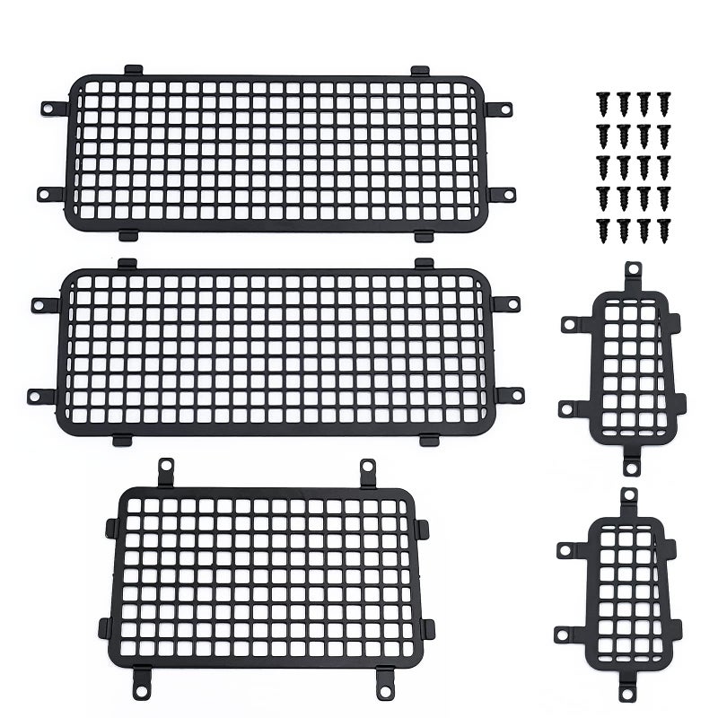 Zolikar RC Side Windows Rear Windows Net Protective Mesh for TRX4M Upgrades Defender 118 Scale RC Crawler Car Accessories - Image 2
