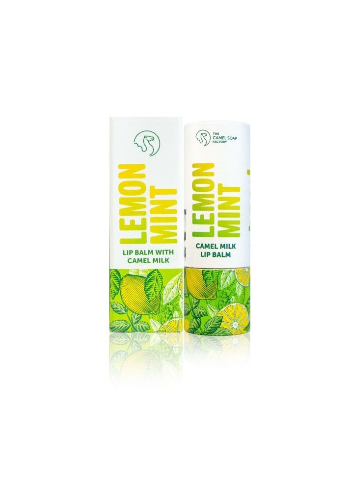 The Camel Soap Factory Lemon Mint Lip Balm With Camel Milk 