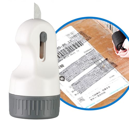 Gozaqe Privacy Protection Roller Stamp,Identity Protection Stamp Roller With Knife Designed,Protect Your Confidential Documents (White) - Image 5