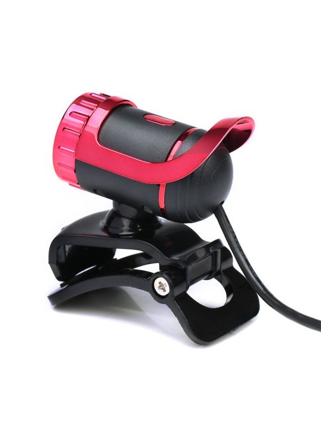 BURAQ - HXSJ A859 480P Computer Network Course Camera Video USB Camera Built-in Sound-absorbing Microphone(No Camera Function  Red) - Image 1