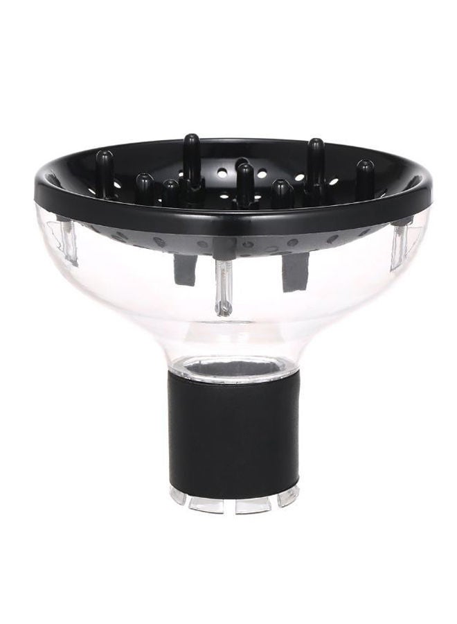 NIBEMINENT Hair Dryer Diffuser Cover Black/Clear - Image 2