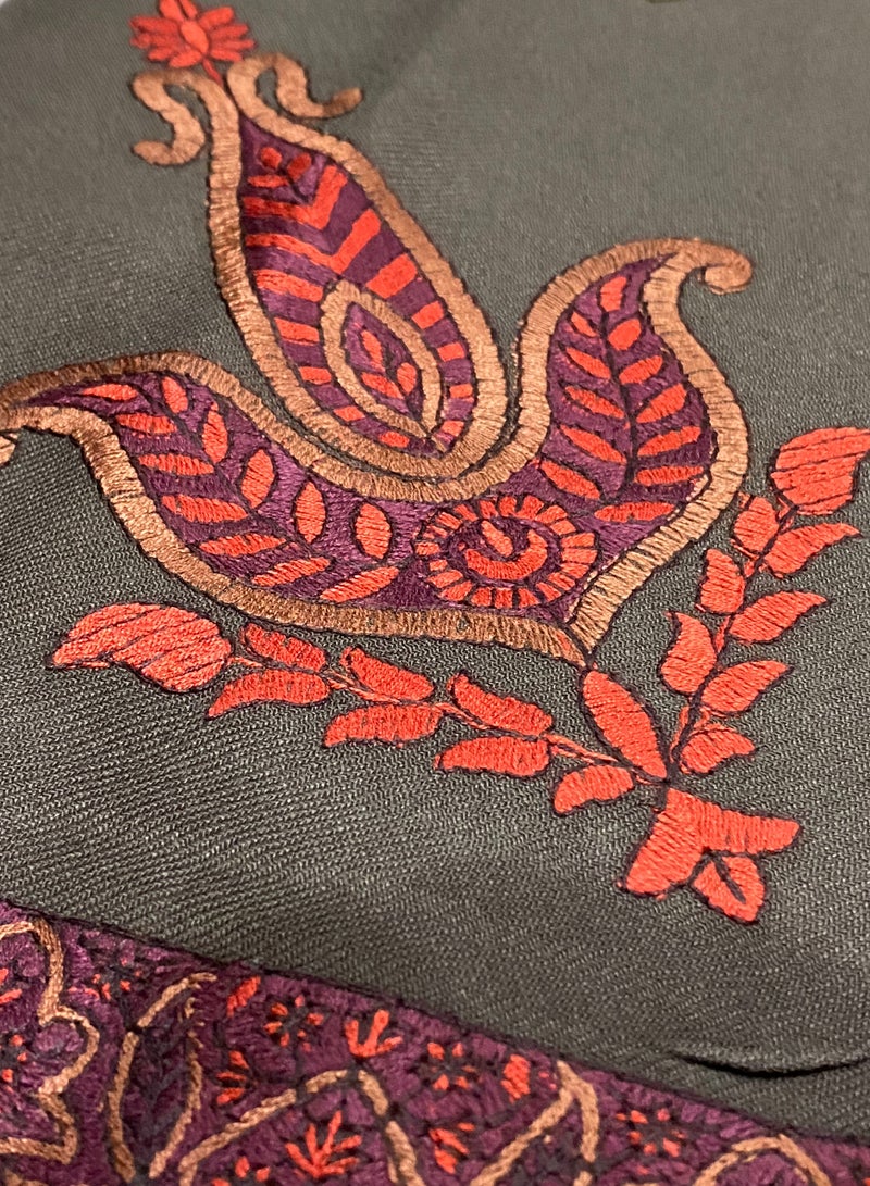 عمامة راس رجالي ، شال للرجل صيفي نقش خياطة ، شالات رجالية ، شيلان يمني عربي ، عصبة الراس ، قبعة صيفية ، هدايا رجالية ، هدايا للرجال ، كشميري الشال العربي ، عمامة سعودية اماراتية خليجية عمانية يمنية اسلامية كشمير صيني 100٪ - Image 2