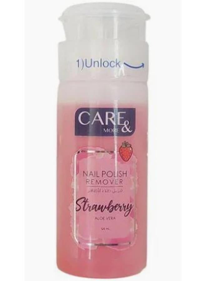 CARE&MORE NAIL POLISH STRAWBERR