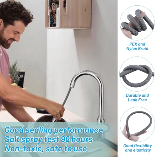 ZephyrJazz Pull out faucet for 88624000 95507000 95506000 Hansgrohe Pull Down Kitchen Faucet Hose Replacement Part - Image 3