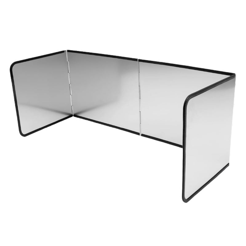SHREESAMP 4 Sided Splatter Guards For Frying Grease Splatter Guard For Frying Pan Foldable Stainless Steel Grease Splatter Screen Anti Splatter Foldable Kitchen Backsplash Protector For Stove Top - Image 1