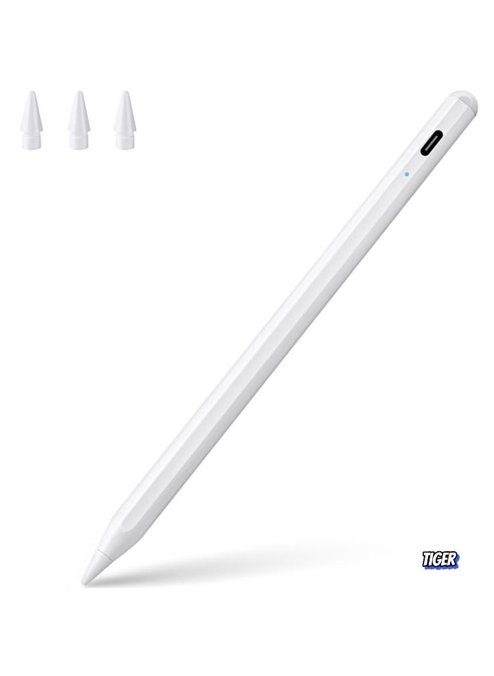JAJEEK Stylus Pen for iPad – Active Pencil with 10 Mins Charge, Palm Rejection, Tilt Sensor, Magnetic Pen Compatible with 2018-2022 iPad Pro 11"/12.9", iPad 10/9/8/7/6, iPad Mini 5/6, iPad Air 3/4/5  - Image 1