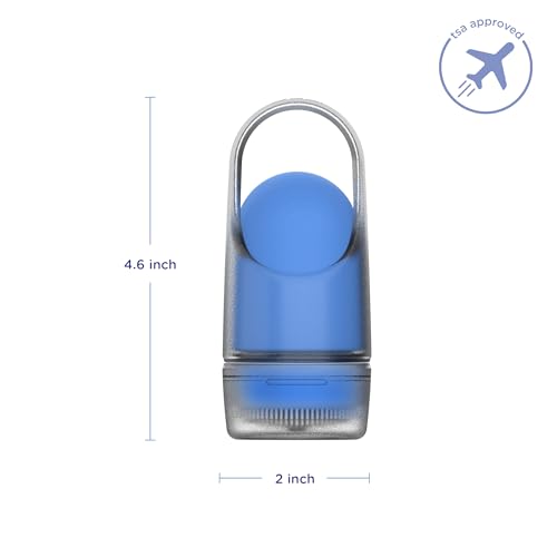 Ubbi Sunsqueeze Sunscreen Applicator, Refillable Roll On, Soft Silicone Bristles for Babies and Toddlers, Easy to Clean, Dishwasher Safe, Holds 3.38 Fluid Oz, Blue & Yellow 2 Pack - Image 2