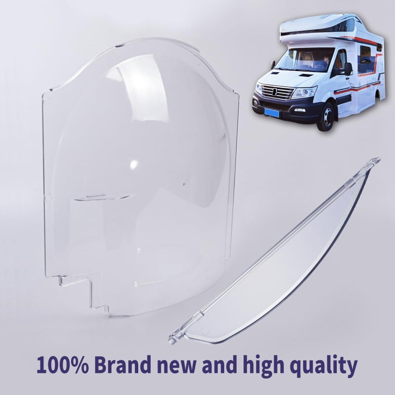Vsttar Clear Plexiglass 4812-01 Screen Door Bubble Style Slider & 4810-00 Stopper Complete Replacement Kit, Compatible with Dexter Right Hand Screen Door Bubble Style, Clear, Works with 4814-00 Holder - Image 5