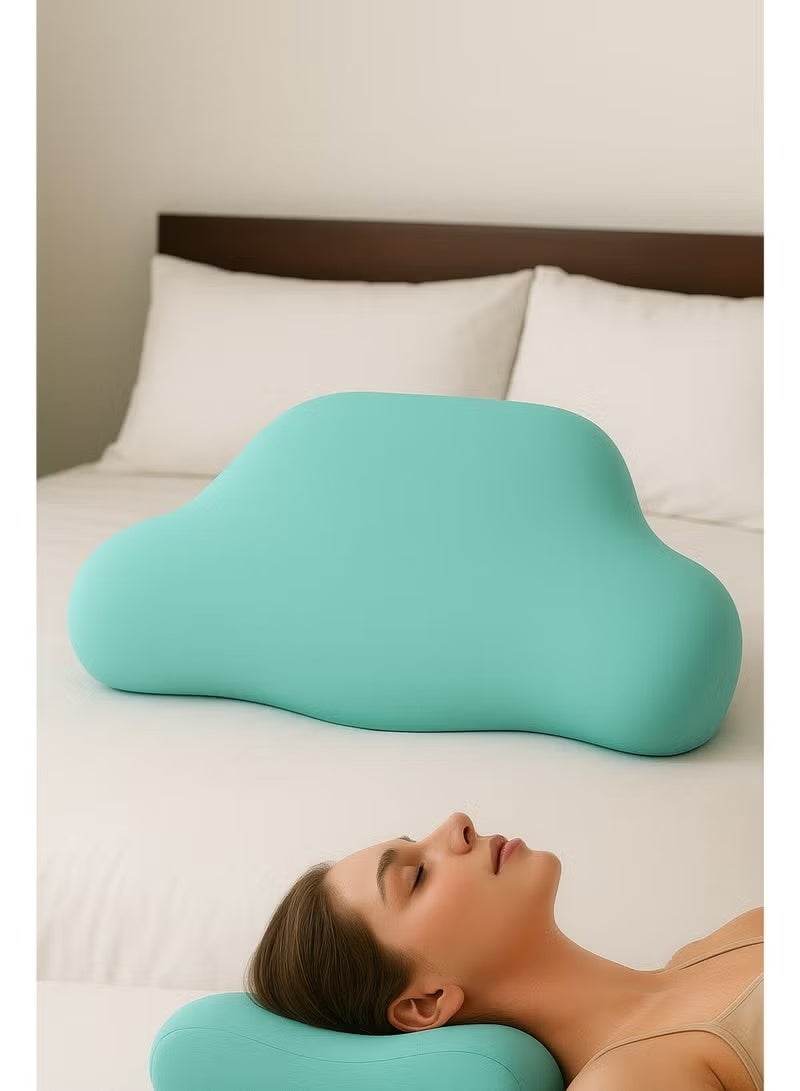 zoba Medical neck pillow that conforms to the proper comfort of the neck and spine - made of memory foam, dust-resistant, prevents snoring, and gives you a light sleep - Image 2