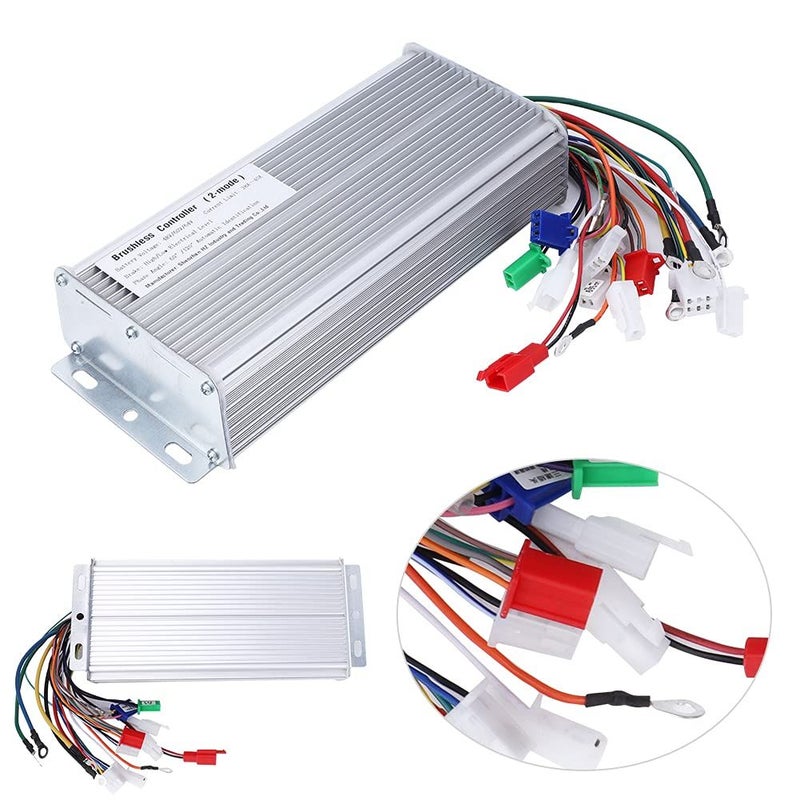 Brushless Motor Controller 48V 72V 1000W 1500W Self Learning Metal E Bike Tricycle - Image 4