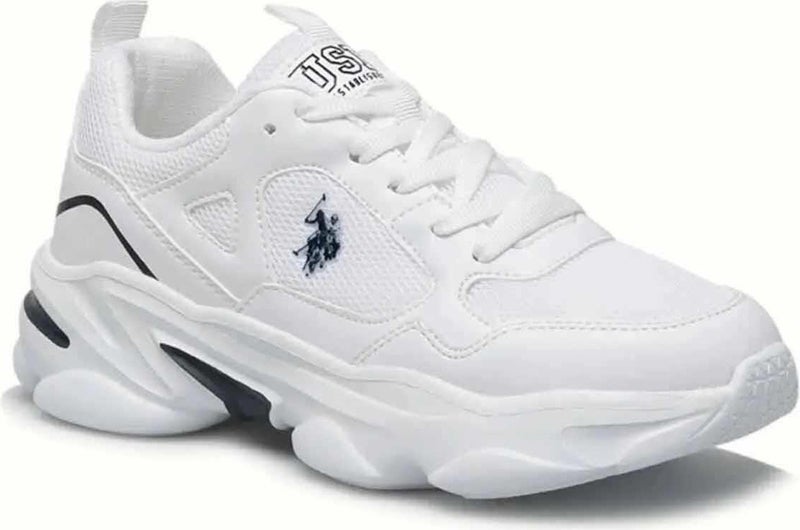 U.S. Polo Assn. BASE. Polo Assn. U.S. Polo Asnn. Bob B-9 Women's Casual Sports Shoes USP101503744WHITE  - Image 1