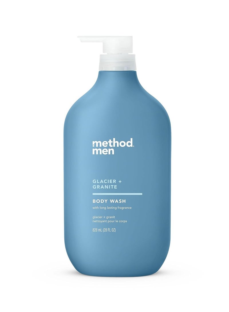 Method Method Men Body Wash, Glacier + Granite, Paraben and Phthalate Free, 28 FL Oz (Pack of 1) - Image 1