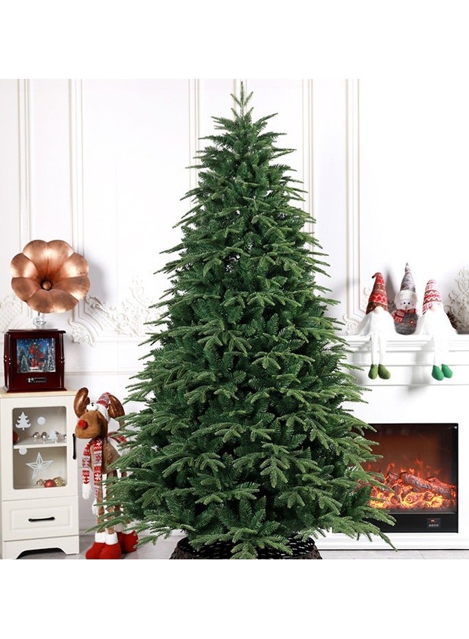 VUCATIN شجرة اصطناعية للعطلات، شجرة اصطناعية متجمعة، شجرة التنوب بأكملها مع طرفًا من فروع PVC وحامل معدني، مناسبة لتزيين المنزل والمكتب والعام الجديد عيد الميلاد (ب) - Image 5