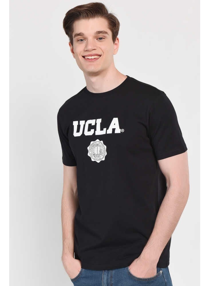 UCLA GAYLEY Black Crew Neck Men's T-shirt  - Image 1