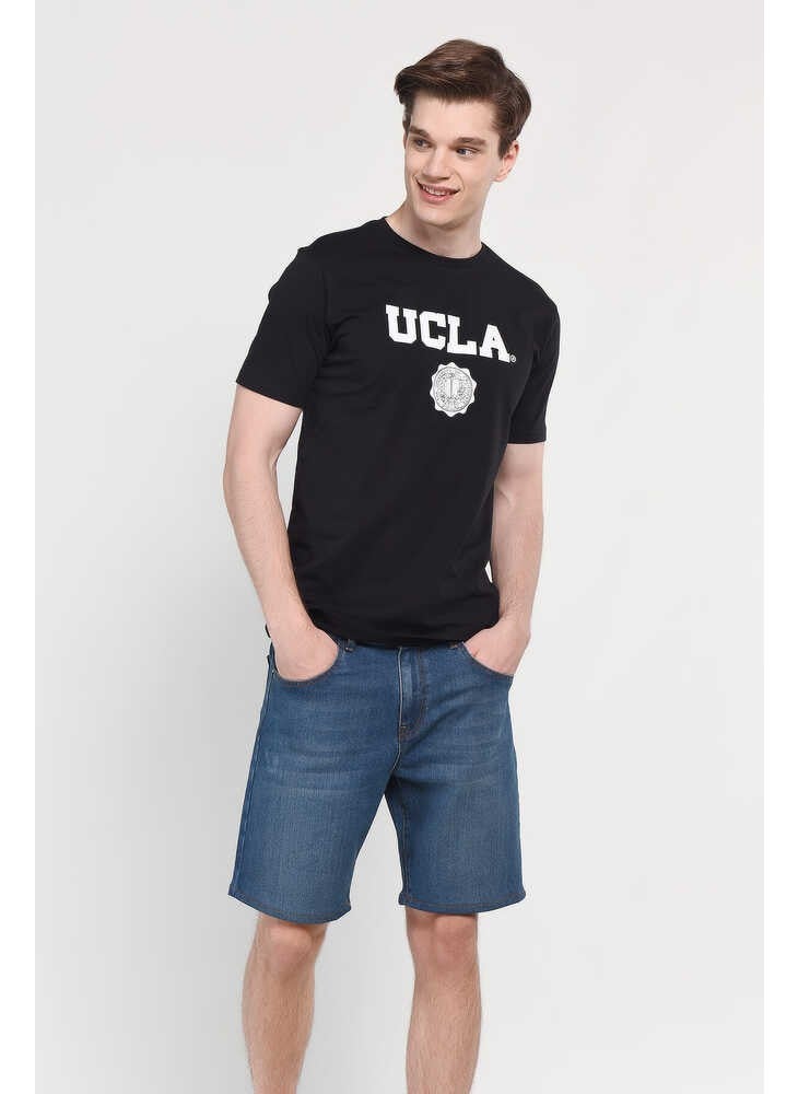 UCLA GAYLEY Black Crew Neck Men's T-shirt  - Image 4