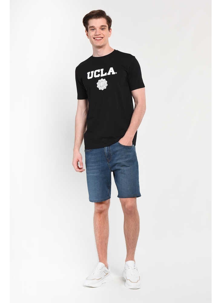 UCLA GAYLEY Black Crew Neck Men's T-shirt  - Image 5