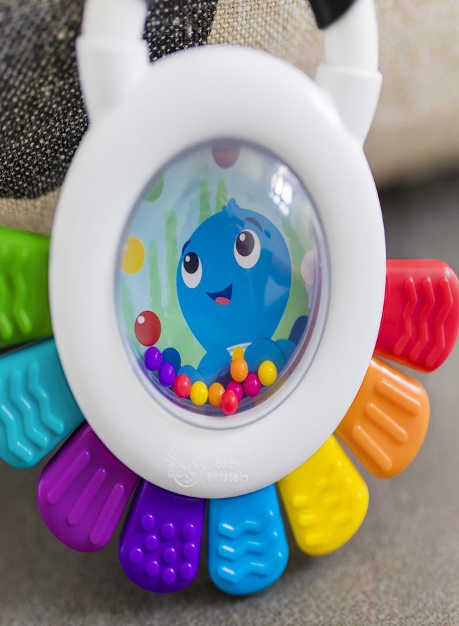 Baby Einstein Outstanding Opus The Octopus Sensory Rattle & Teether Multi-Use Toy, BPA Free & Chillable, 3 Months & up, Multicolored - Image 5