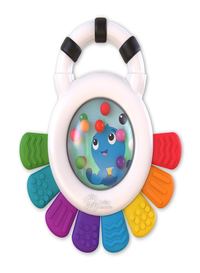 Baby Einstein Outstanding Opus The Octopus Sensory Rattle & Teether Multi-Use Toy, BPA Free & Chillable, 3 Months & up, Multicolored - Image 1