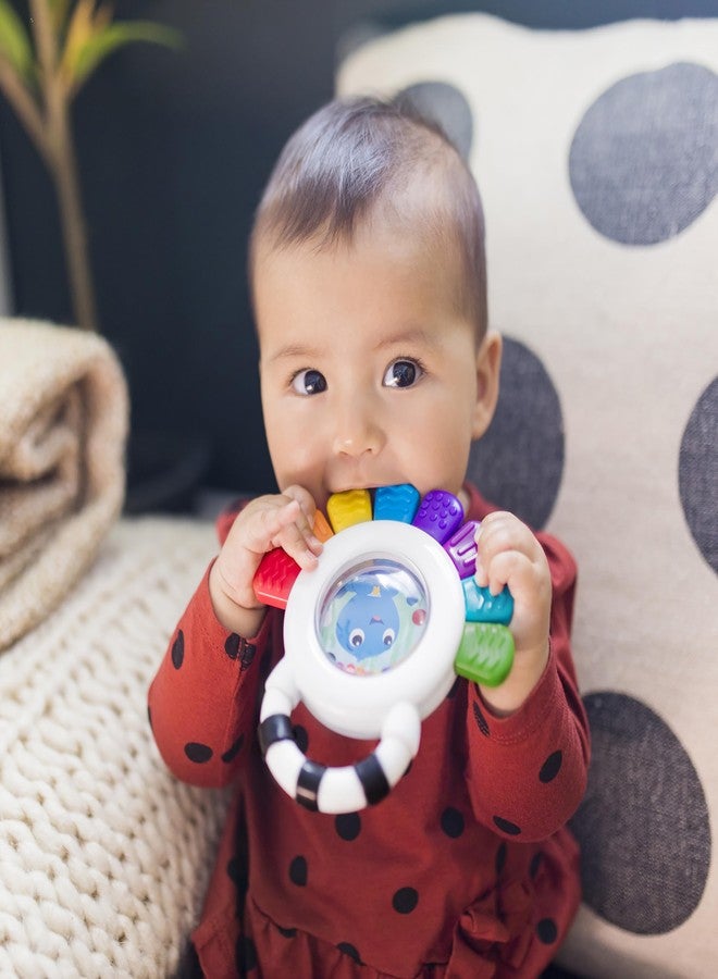 Baby Einstein Outstanding Opus The Octopus Sensory Rattle & Teether Multi-Use Toy, BPA Free & Chillable, 3 Months & up, Multicolored - Image 2