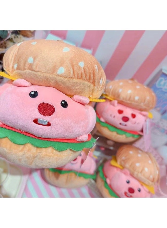 8 Inch Grab Machine Doll Doll Small Wen Chuang Doll Hamburger Plush Toy Activities Hand Gift-Specifications:Style 7 Is About 20cm, 12 Pieces Per Pack-Color:Place An Order In Multiples Of 12 For A Single Option, As Shown In The Actual Photo - Image 4