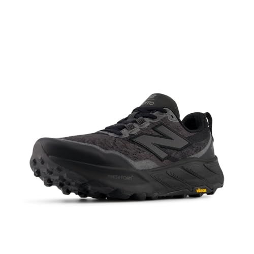 New Balance Men's Fresh Foam X Hierro V9 Trail Running Shoe, Black Cement/Black, 11 - Image 1