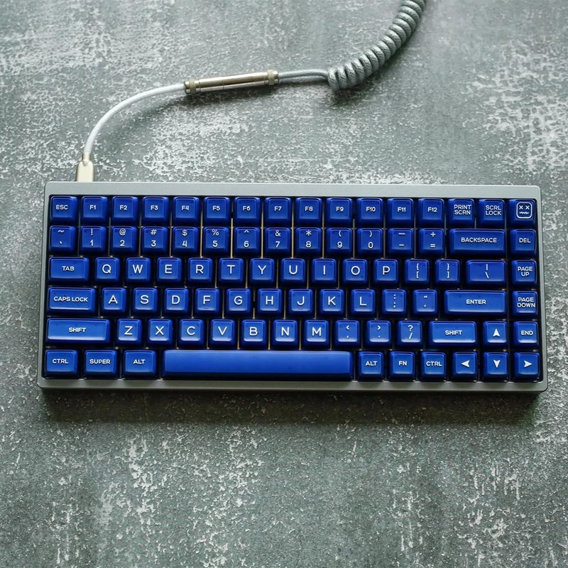 Sumgsn 142 Keys SA Profile PBT Doubleshot Keycaps Blue Translucent Keycap Set Fit for 61/64/87/104/108 Cherry Mx Switches ISO ANSI Mechanical Keyboard - Image 3