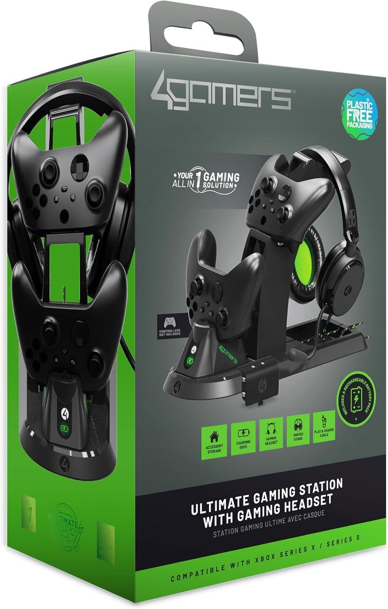 4gamers Ultimate Gaming Station for Xbox Series X/S, Black - Image 2