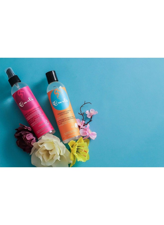 Curls Curls Goddess Botanical Gel - Fights Frizz & Defines Great For Humid Climates - Set and Keep Hair In Place - No Sulfates or Parabens - For All Types, 8 Fl Oz  - Image 3