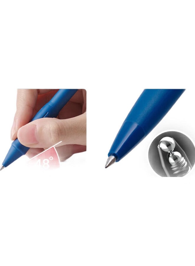 Kaco Good Retractable Pen 0.5Mm Gel Pen Stylish Signature Pen For Students' Exams And Practice, Quick-Drying Large Capacity Smooth Click Pen Exam Pen Starry Sky Series (6-Pack) - Image 2