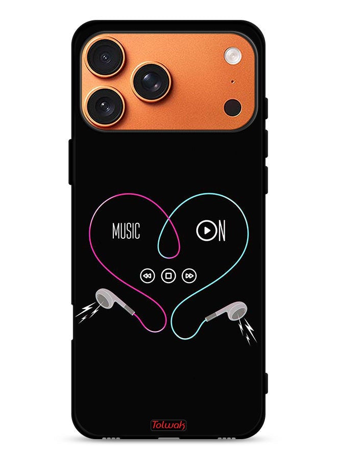 Tolwak Apple iPhone 17 Pro Max Protective Case Cover Music On - Image 1
