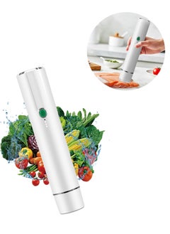 HEROCKX Vacuum Sealer Food Vacuum Saver with 5 Pcs Sealer Bags one-touch start  low noise Mini portable  White  - Image 1