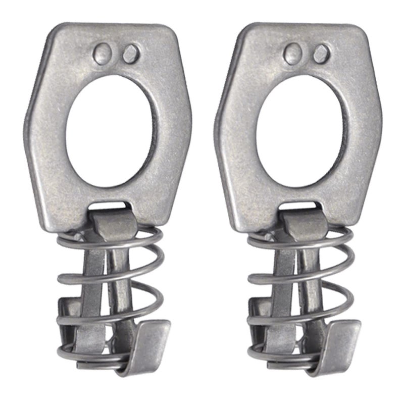 Stainless Steel Trailer Water Heater Door Latch Fastener 2 Pack Easy Install Silver - Image 2