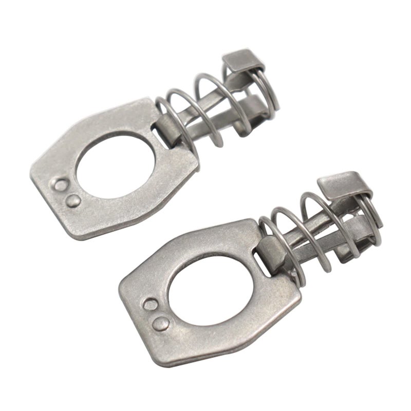 Stainless Steel Trailer Water Heater Door Latch Fastener 2 Pack Easy Install Silver - Image 5