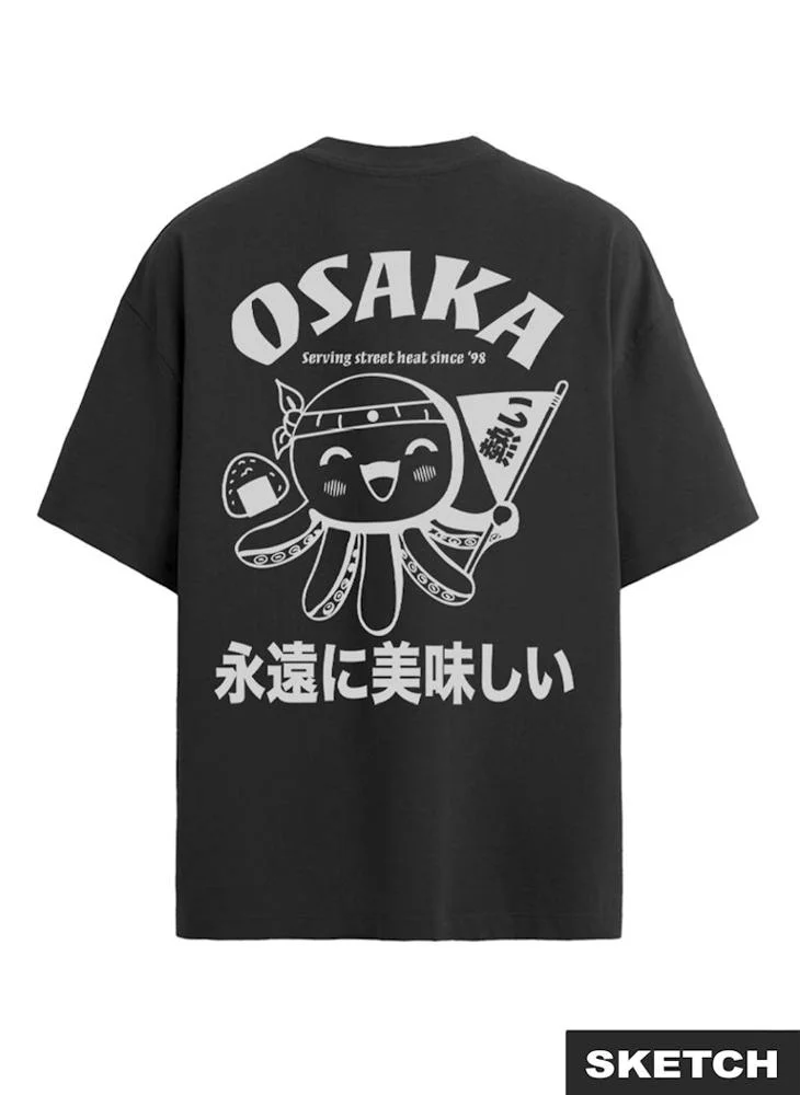 JACK & JONES Back Print crew neck t-shirt