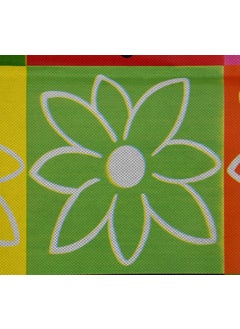 Webring Webring Waterproof Multi Flower Rangoli Printed Plastic Sheet Single BedBaby Adult Waterproof Protection Sheet for Mattress 72 Inches x 36 Inches6 feet x 3 feet  - Image 3