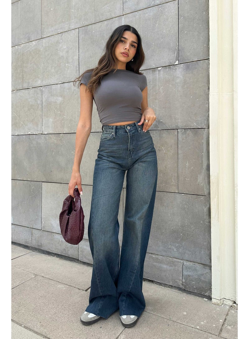 CIZARO Baggy - High-Waist Midnight Vintage Jeans  - Image 2
