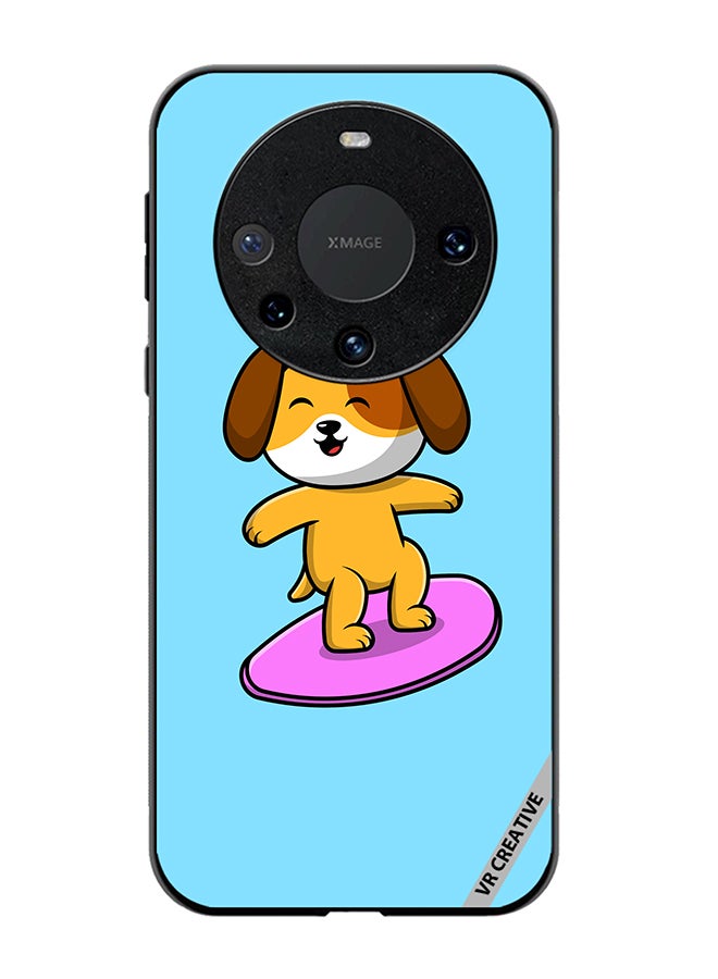 VR CREATIVE غطاء حماية لهاتف هواوي ميت 60 بتصميم كلب السطح متعدد الألوان - Image 1