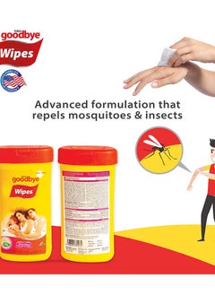 Goodbye Mosquito Repellent Wipes - Convenient Outdoor Protection  - Image 2