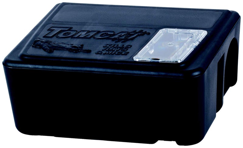 Tomcat Rat & Mouse Killer Child & Dog Resistant, Refillable Station, 1 Station, 15 Bait Blocks (4-Pack) - Image 2