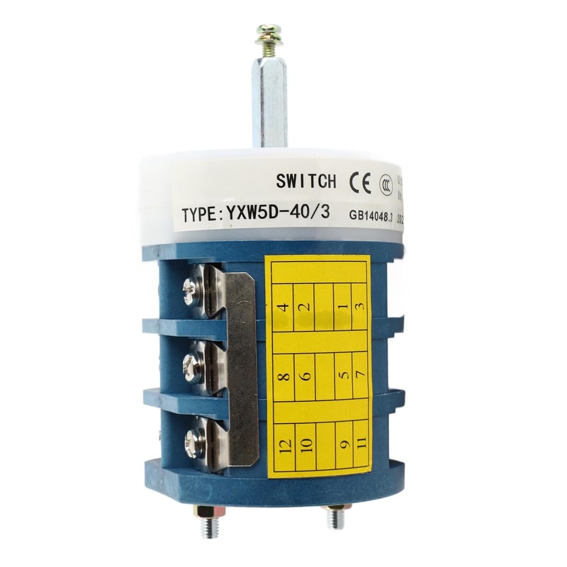 فيجبي مفتاح تغيير الإطارات، 220V/380V 40A مفتاح عكس اتجاه محرك آلة تغيير الإطارات أداة 40A مفتاح عكس اتجاه الإطارات T2M20508-0567 - Image 1